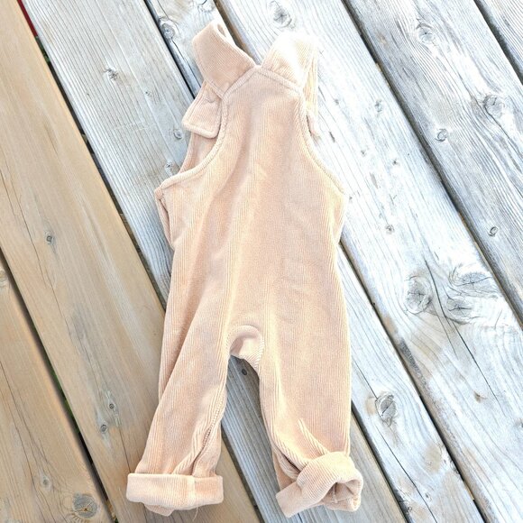 ADORABLE RZ by Rachel Zoe Corduroy Baby Overalls 3-6 Months SOFT - Picture 3 of 4
